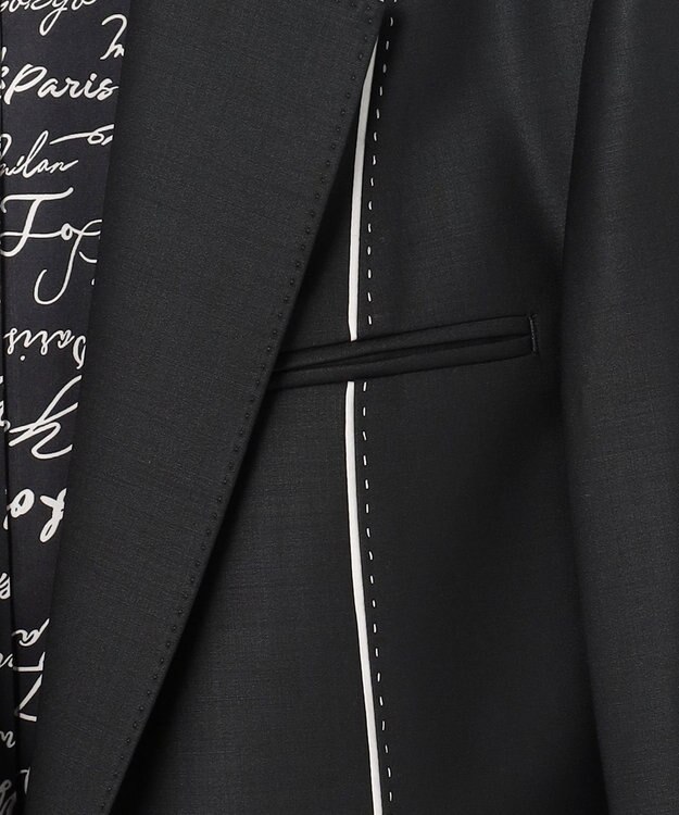 ICB 【30th ANNIVERSARY】Bahariyeインサイドアウト テーラードジャケット ブラック