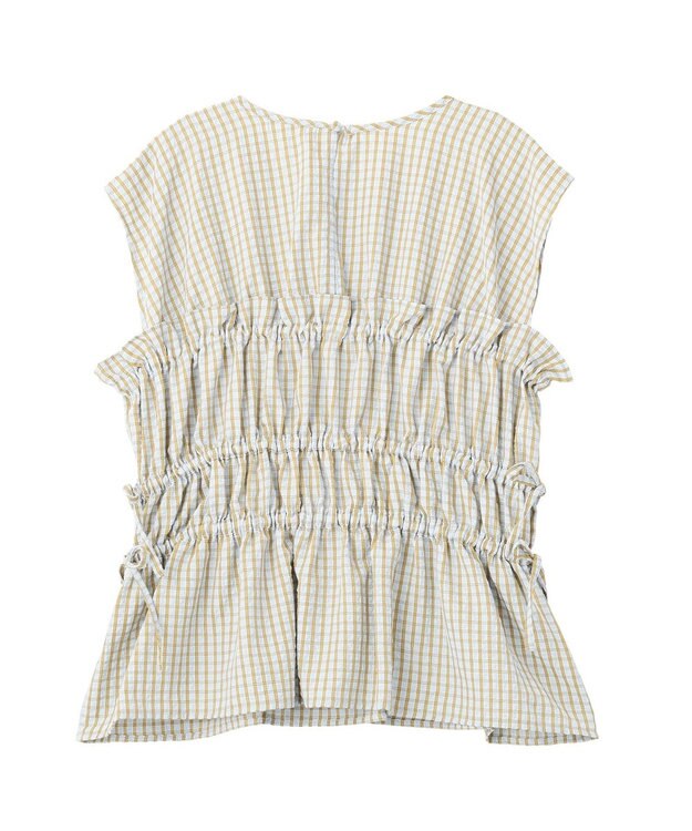 CRAFT STANDARD BOUTIQUE サッカーチェックブラウス Light Blue
