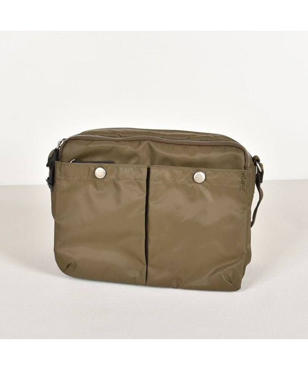 Y'SACCS ダブルホックポケットショルダー カーキ