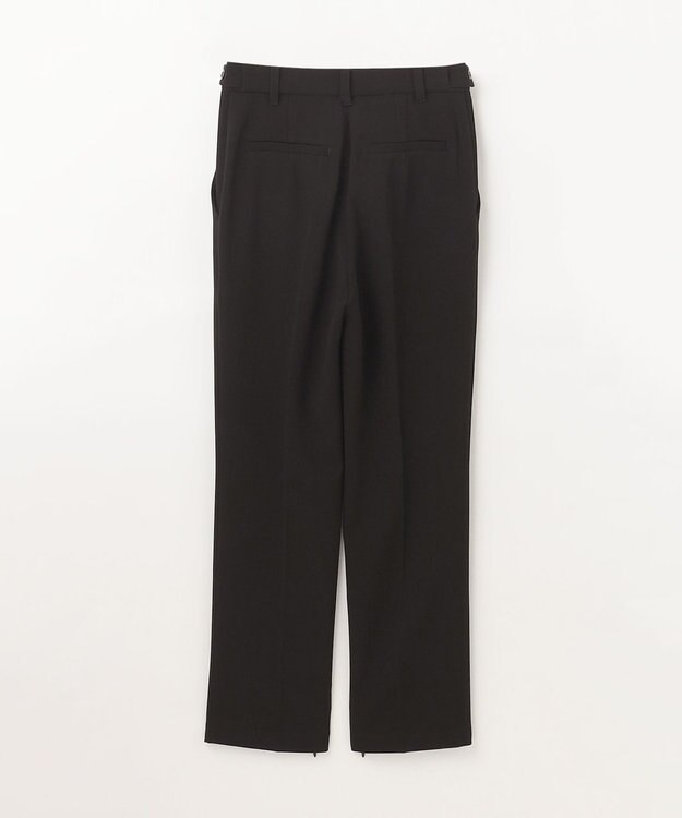 GRACE CONTINENTAL ダブルクロススリムパンツ ブラック