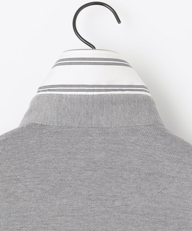 JOSEPH ABBOUD MOUNTAIN 【速乾】WEB/一部店舗限定  シャンブレーポロシャツ ライトグレー系