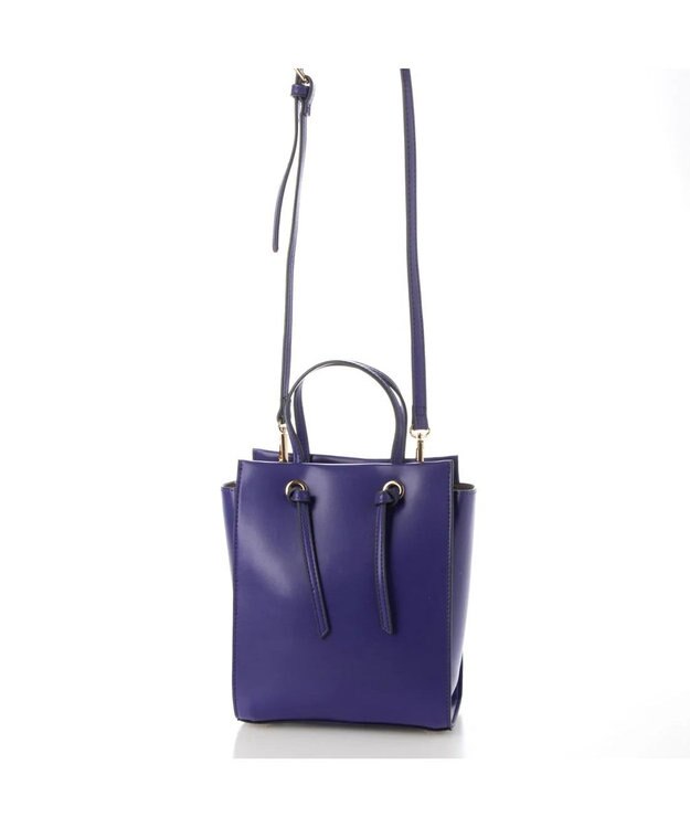 UNBILLION カシュカシュ cachecache / ノットハンドル縦長ミニトート パープル