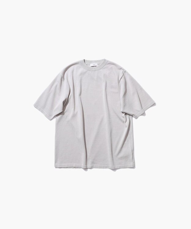 ATON FRESCA KNIT | ハーフスリーブプルオーバー - UNISEX GRAY