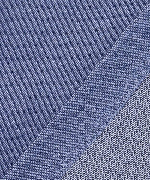 JOSEPH ABBOUD MOUNTAIN 【速乾】WEB/一部店舗限定  シャンブレーポロシャツ ブルー系