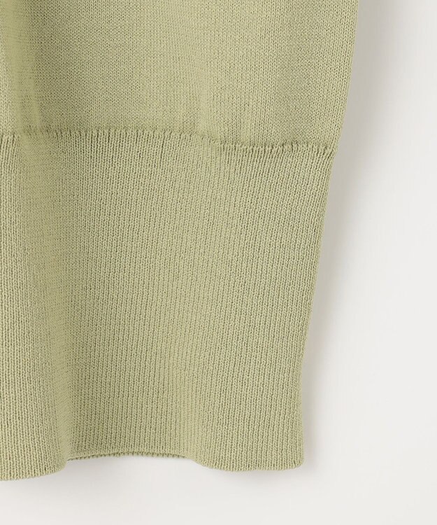 組曲 L 【6色展開・UVケア】クルーネックモダンカーディガン ピスタチオ系