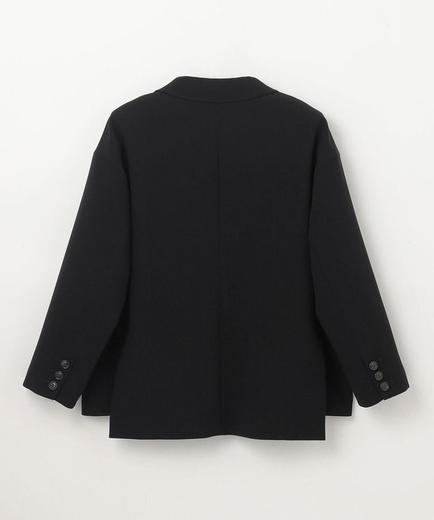 GRACE CONTINENTAL トリアセオーバーサイズジャケット ブラック