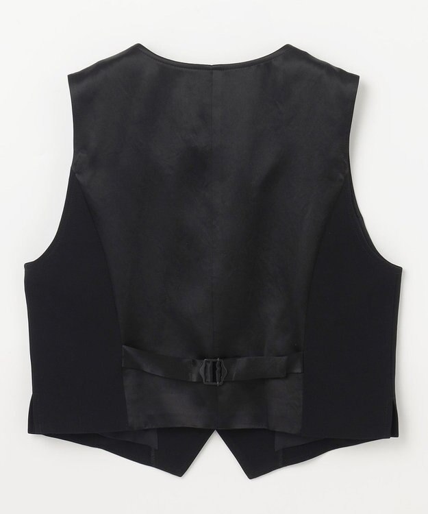 GRACE CONTINENTAL トリアセショートジレ ブラック