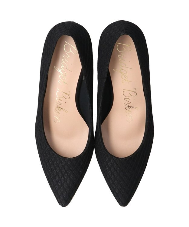 Bridget Birkin 【Bridget Birkin】メッシュ生地高寸パンプス ブラック雑材