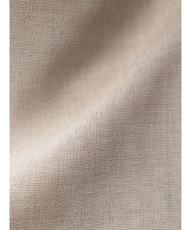 earth music&ecology 袖ドロストシャツワンピース Beige