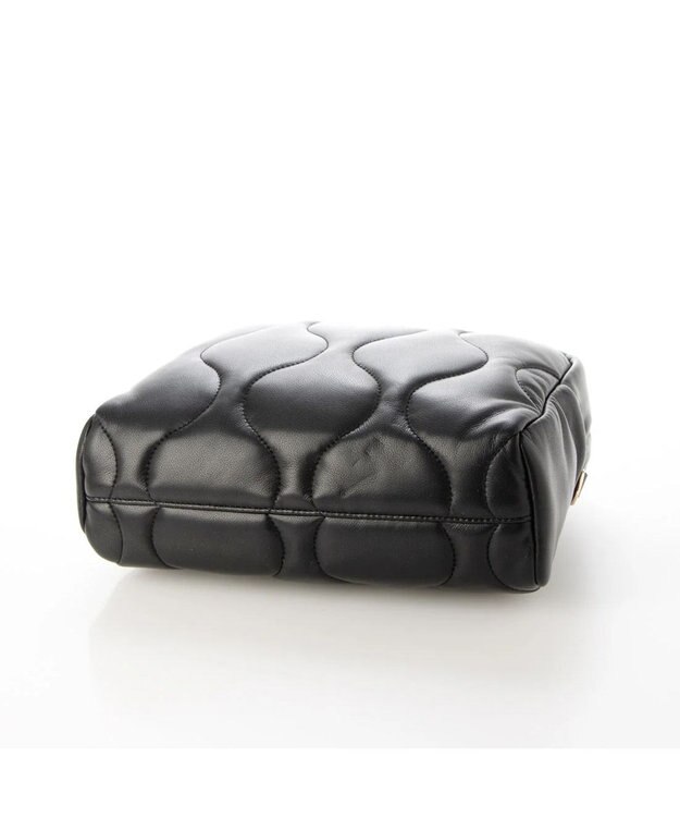 UNBILLION kakatoo シンセティックレザーキルトスクエアショルダー ブラック