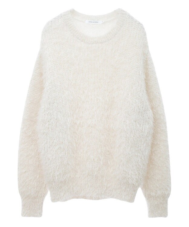AMERICAN HOLIC フェザーゆるニットプルオーバー Ivory