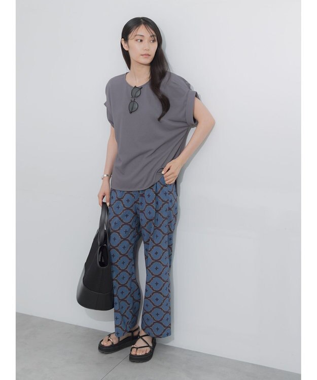 Te chichi 【多機能】ターンバックTEE チャコールグレー