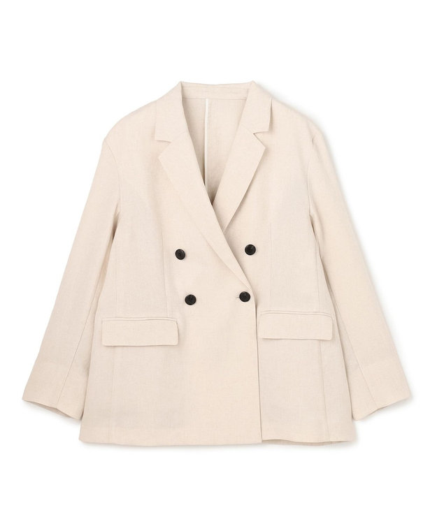 UNFILO 【セットアップ着用可】TENNEN TOUCH ダブルブレスト ジャケット ベージュ