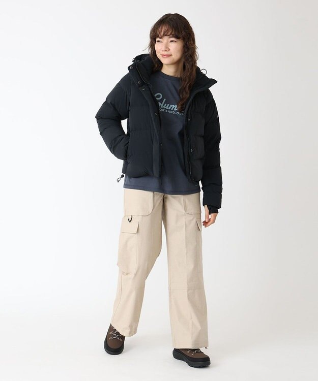 Columbia Columbia/ ウィメンズアメイズパフフーデッドジャケット /コロンビア Black