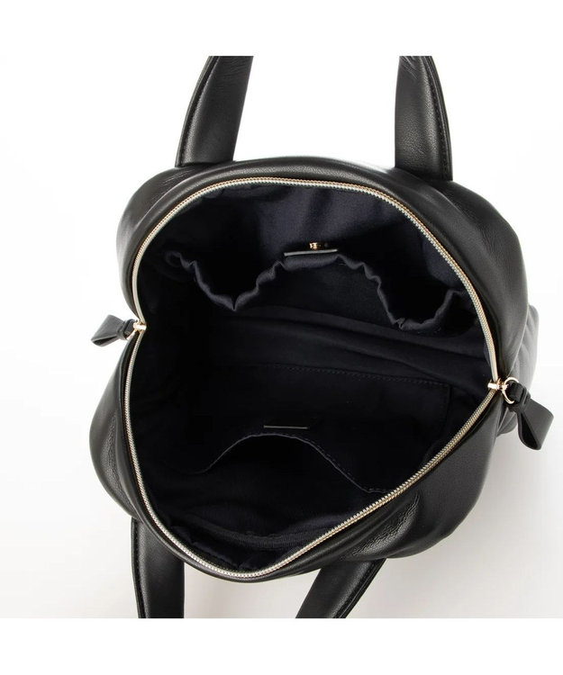 UNBILLION kakatoo シンセティックレザーキルトスクエアショルダー ブラック