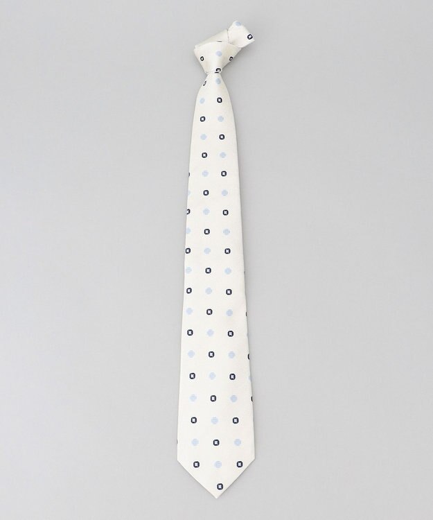 GOTAIRIKU 【日本製】ネクタイ_小紋柄 アイボリー系8