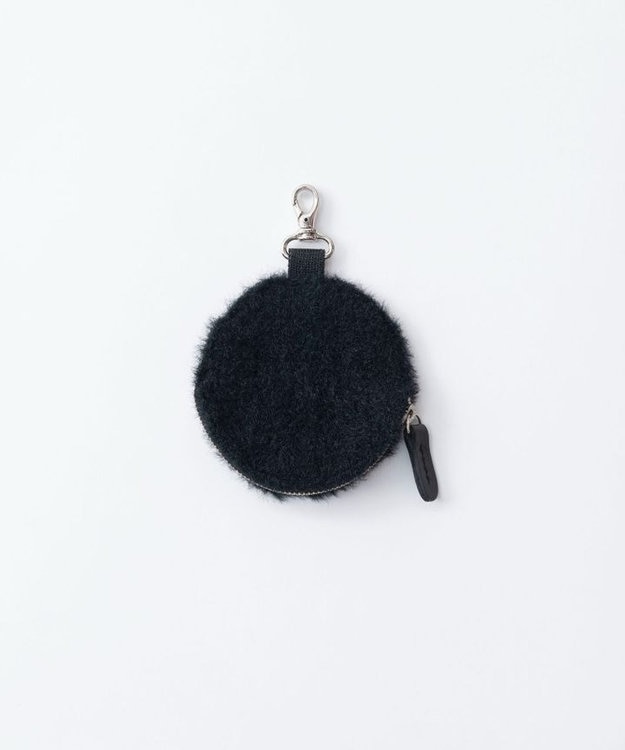 TRICOTE MINKY CIRCLE POUCH／ミンキーサークルポーチ 99BLACK