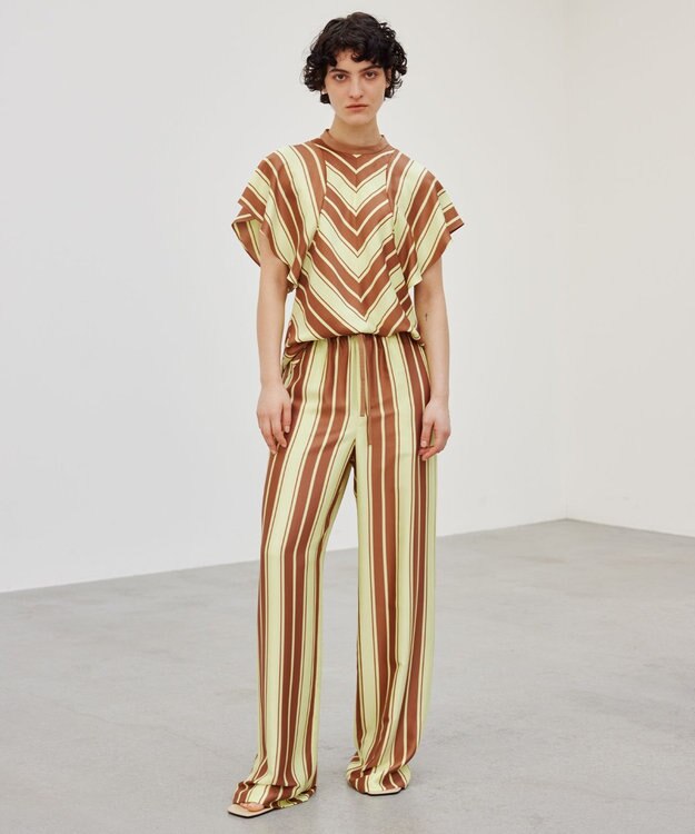 BEIGE， 【洗える】GUILLABERT / イージーパンツ Lime×Camel