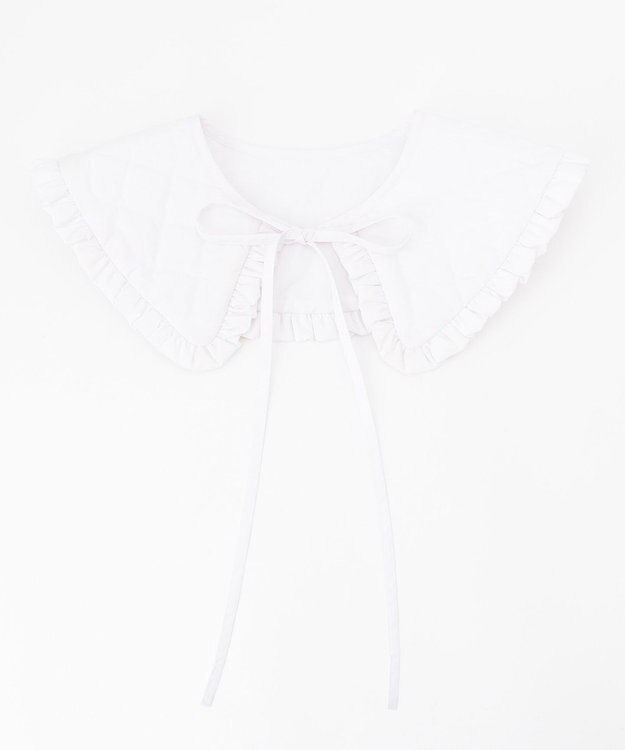 #Newans LILY/ キルティング付け襟 ホワイト系