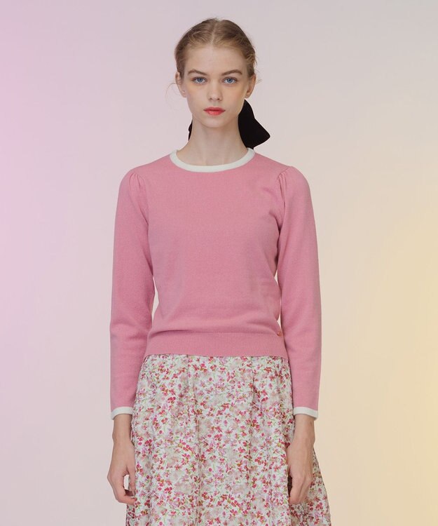 TOCCA 【洗える！】CASHEMERE プルオーバー ローズ系