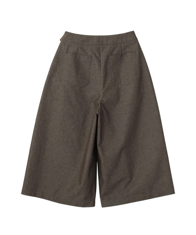 earth music&ecology ラップハーフパンツ Charcoal Gray