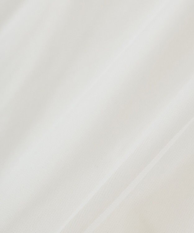 Green Parks チュールドッキングバルーン５分袖プルオーバー Off White