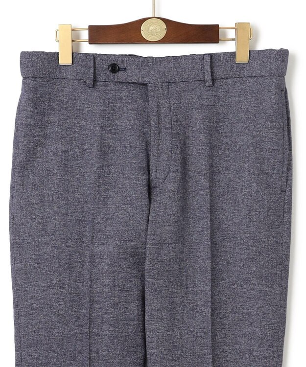 J.PRESS MEN 【ウォッシャブル可】コンフォートストレッチリネン スラックス ブルー系