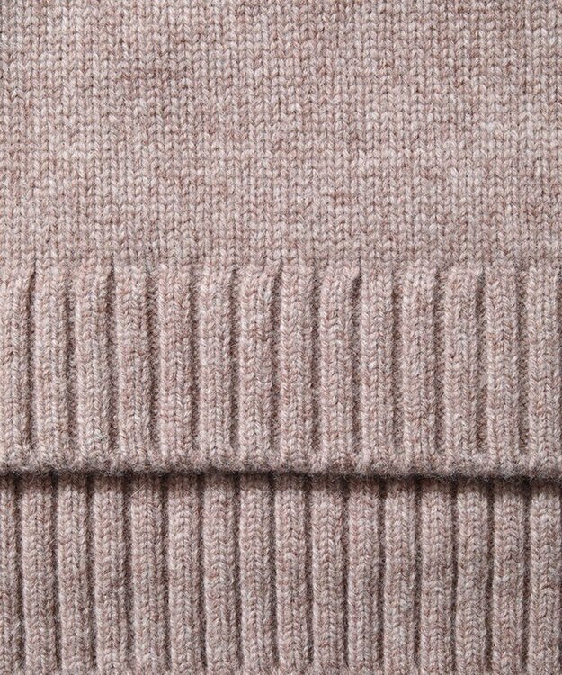ATON COOMA LAMBS WOOL | ショートクルーネックプルオーバー BEIGE