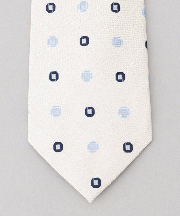 GOTAIRIKU 【日本製】ネクタイ_小紋柄 アイボリー系8