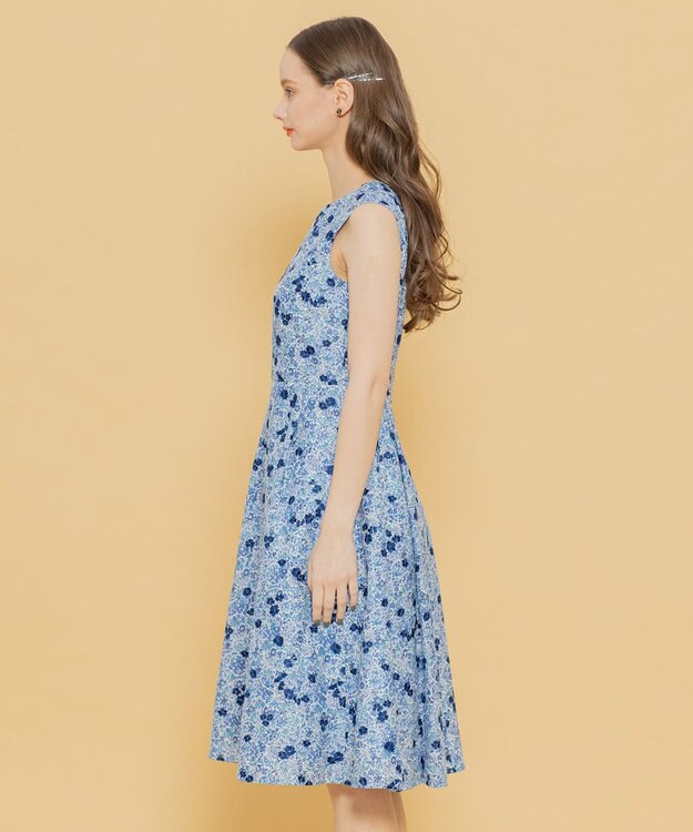 TOCCA 【LIBERTY社オリジナル素材】【洗える！】PENSTEMON ROAD ドレス ブルー系7