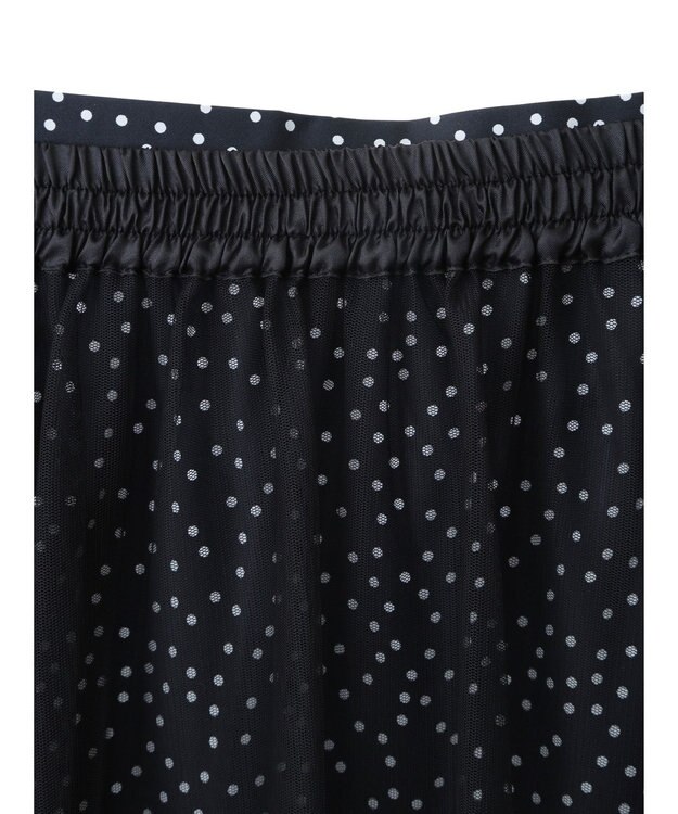 earth music&ecology Ｍｕｌｔｉｗａｙチュールスカート Dot