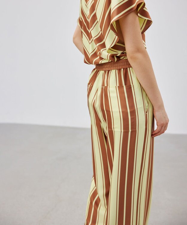 BEIGE， 【洗える】GUILLABERT / イージーパンツ Lime×Camel