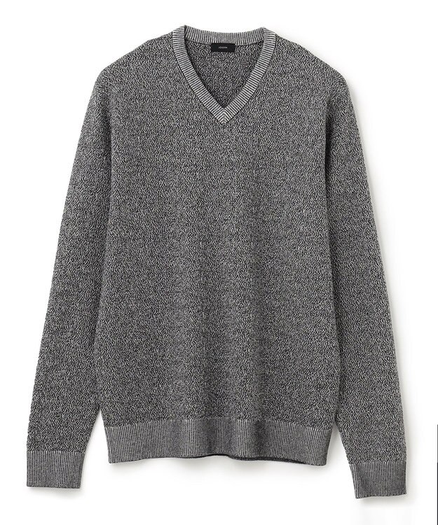 JOSEPH HOMME ライトアムンゼン　Ｖネックニット ライトグレー系