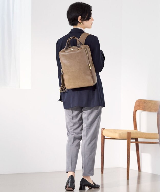 ACE BAGS & LUGGAGE ace. フィッテムクラス ビジネスリュック A4 13.3インチPC 12L 68691 エース シガーブラウン