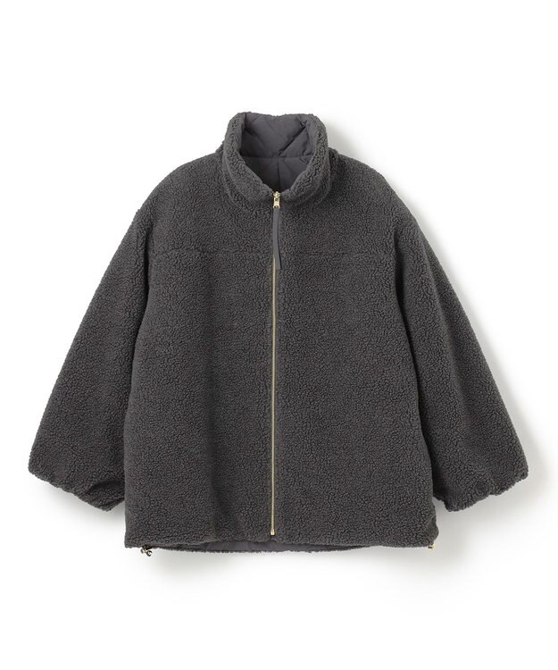 UNFILO 【TAION×UNFILO】リバーシブルボアダウン チャコール