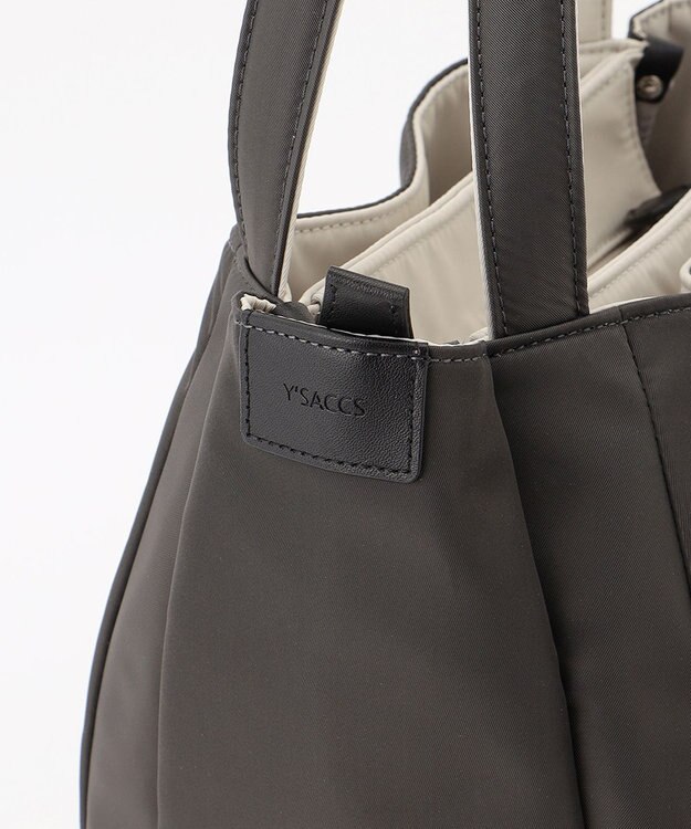 Y'SACCS 【ムック本掲載】ナイロンボンディングトート　Sサイズ グレー