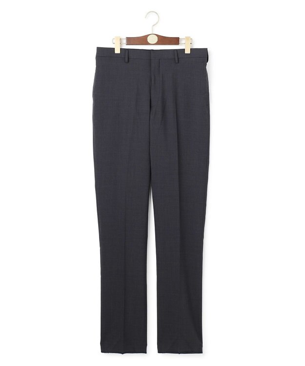 J.PRESS MEN 【洗える / 高通気性 / ストレッチ性 / 防シワ】プレーンウィーブ スラックス / ノータック グレー系