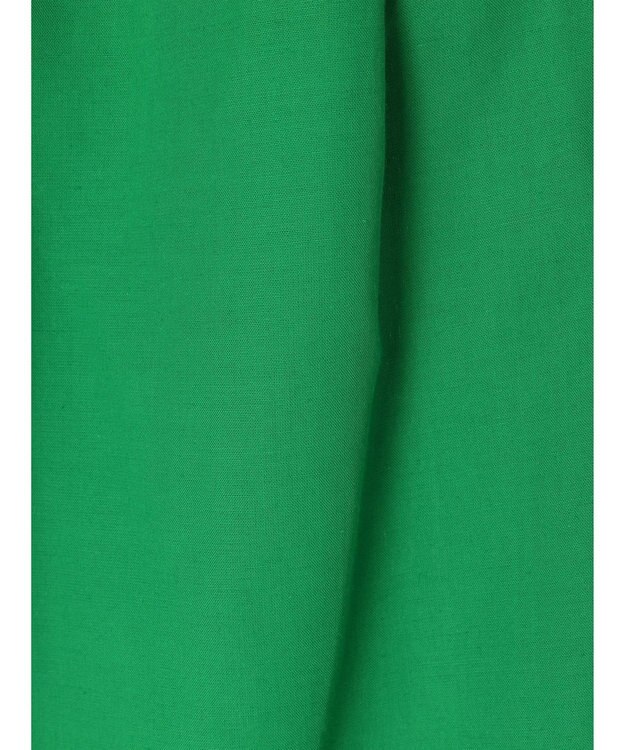 Green Parks 綿麻混リボン付ワイドパンツ Light Green