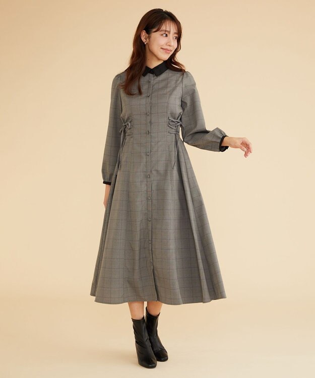 古畑星夏さん着用】サイドレースアップ ワンピース / Feroux