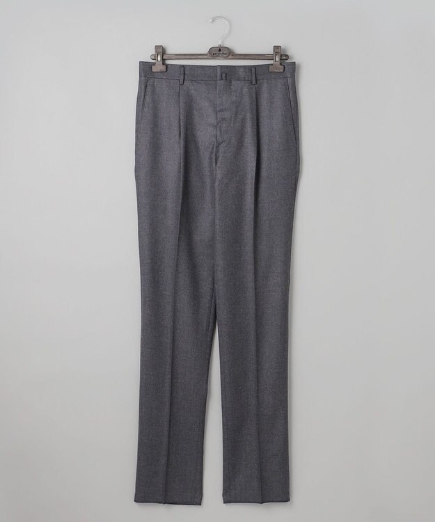 GOTAIRIKU 【保温性/ストレッチ/シワになりにくい】サキソニーストレッチパンツ_1タック(25年モデル） ライトグレー系