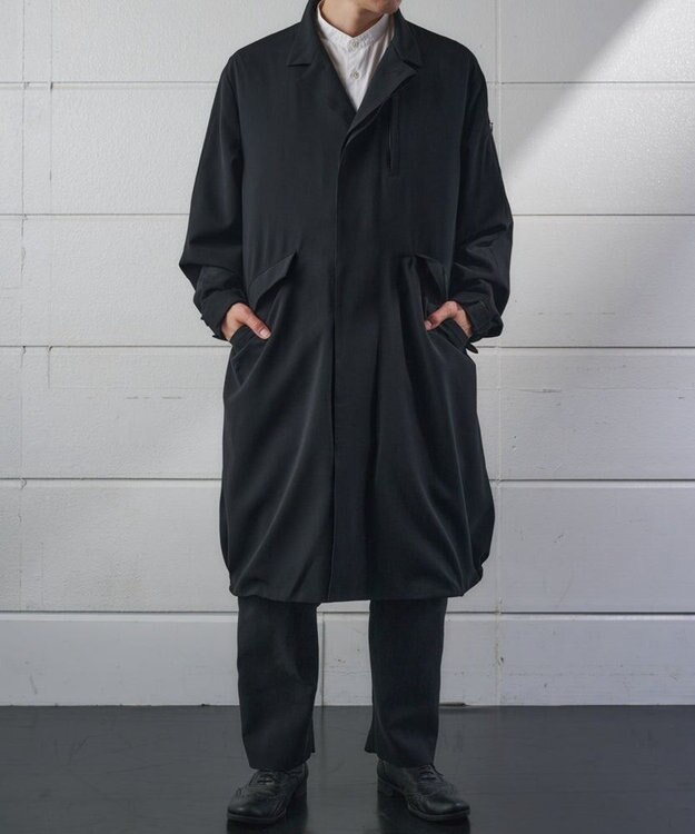 muuc 9ポケット搭載 トラベラーズコート〈大人の手ぶらコート〉〈3シーズン〉〈手洗い可〉〈ユニセックス・大きいサイズあり〉〈日本製〉〈軽い〉〈暖かい〉 ブラック