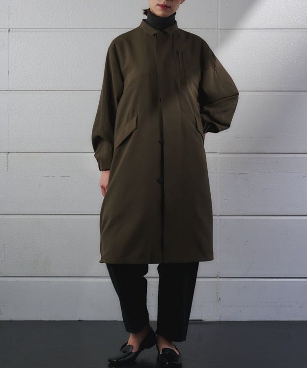 muuc 9ポケット搭載 トラベラーズコート〈大人の手ぶらコート〉〈3シーズン〉〈手洗い可〉〈ユニセックス・大きいサイズあり〉〈日本製〉〈軽い〉〈暖かい〉 カーキ