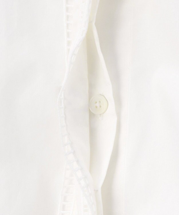 Paul Smith エンブロイダリー 半袖ブラウス オフホワイト