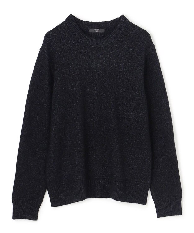 JOSEPH HOMME 【新素材】ペーパーウールミックス　クルーネックニット ネイビー系