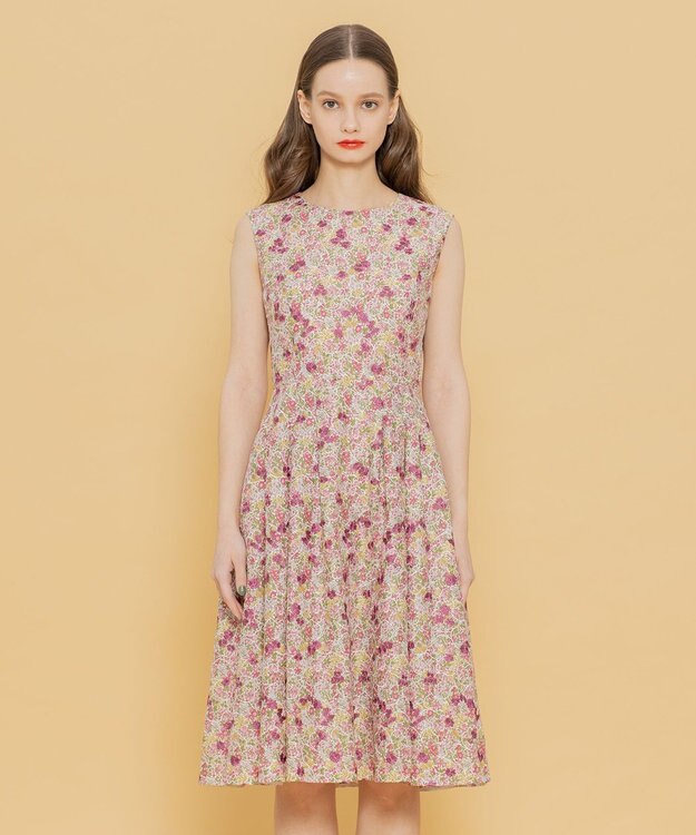 TOCCA 【LIBERTY社オリジナル素材】【洗える！】PENSTEMON ROAD ドレス ピンク系7