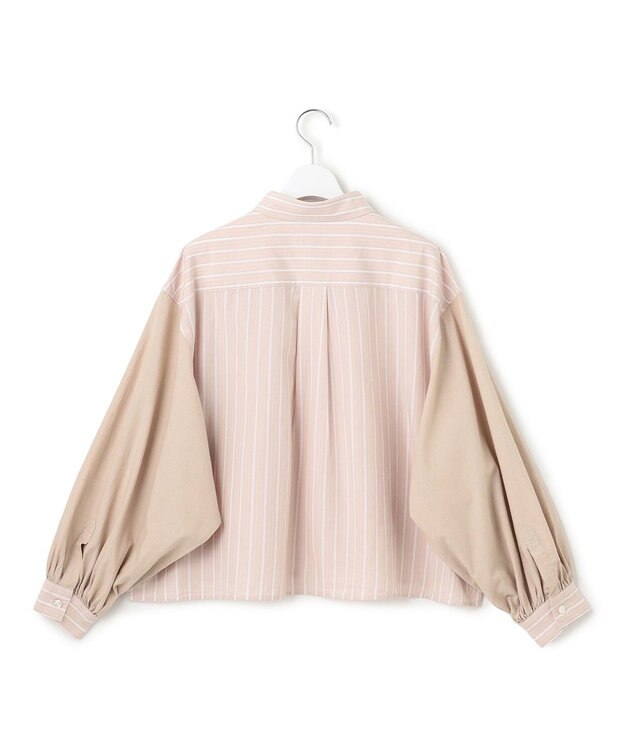 J.PRESS YORK STREET 【WOMEN】タイプライター ショートブラウス ベージュ系1