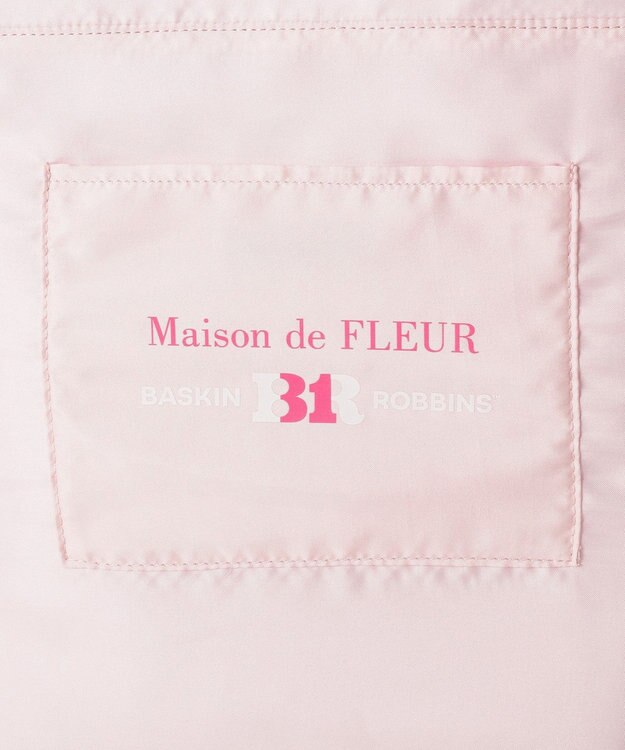 Maison de FLEUR サーティワン　サイドポケットトート Light Pink