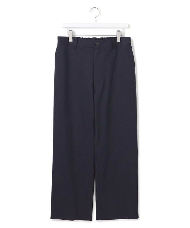 J.PRESS YORK STREET 【UNISEX】ウールライク イージーパンツ ネイビー系