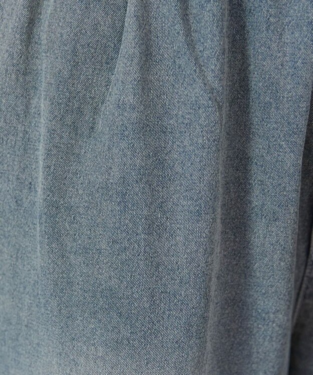 WEGO 【ANGIE VINTAGE】デニムイージーパンツ サックス