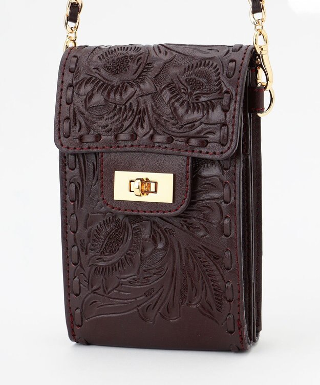 GRACE CONTINENTAL ChainMiniBag ボルドー